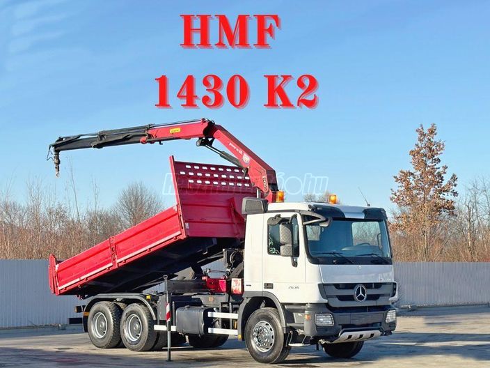 MERCEDES-BENZ ACTROS 2636* KIPPER 5.25 + BORDMATIC / 6x4