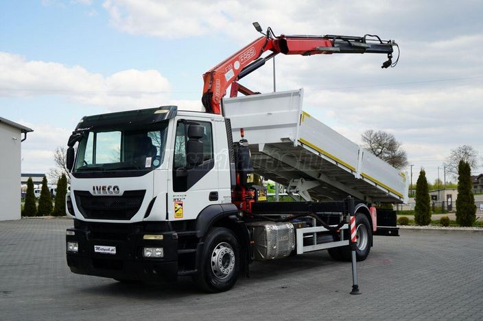 IVECO STRALIS /  310 / 4x2 /WYWROTKA - 5.3 M / HDS FASSI 135 - 8 M / E
