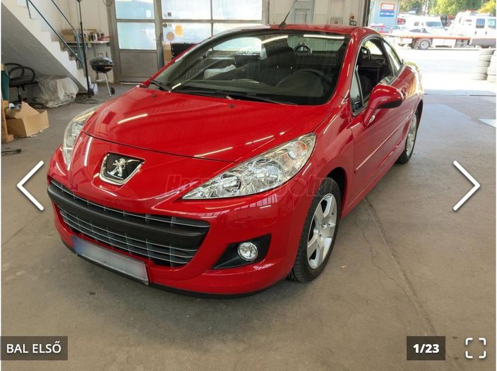 PEUGEOT 207 CC 1.6 VTi Sport EURO5